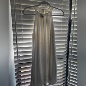 TJ Maxx White Pleated Dress